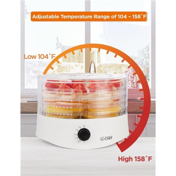 Commercial Chef Food Dehydrator, Dehydrator for Food and Jerky - Picture 5 of 7